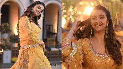 Keerthy Suresh Radiates Glam in a Yellow Sharara Set, Raashii Khanna Loved her Beauty!