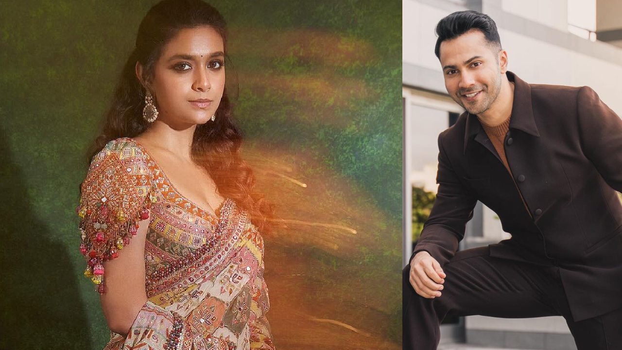 Keerthy Suresh Radiates Royalty In An Exquisite Phulkari Saree, Varun Dhawan Loved It! 892199