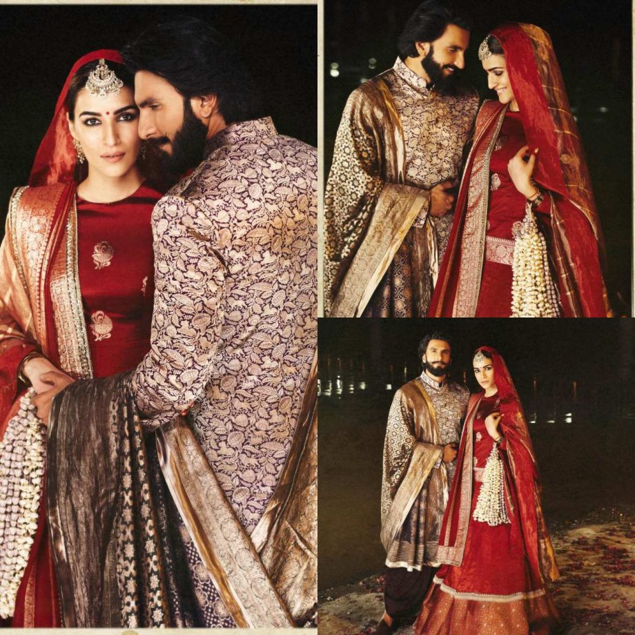 Kriti Sanon And Ranveer Singh Impress With Divine Chemistry Wearing Manish Malhotra Outfit In Kashi, Fans Wish To See Them In Films 892492