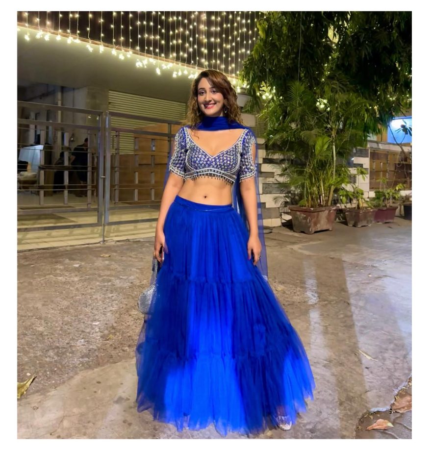 Lakshmi Narayan Actress Shivya Pathania Stylish Blouse Designs for Plain Lehenga to Elevate Your Traditional Look 893000