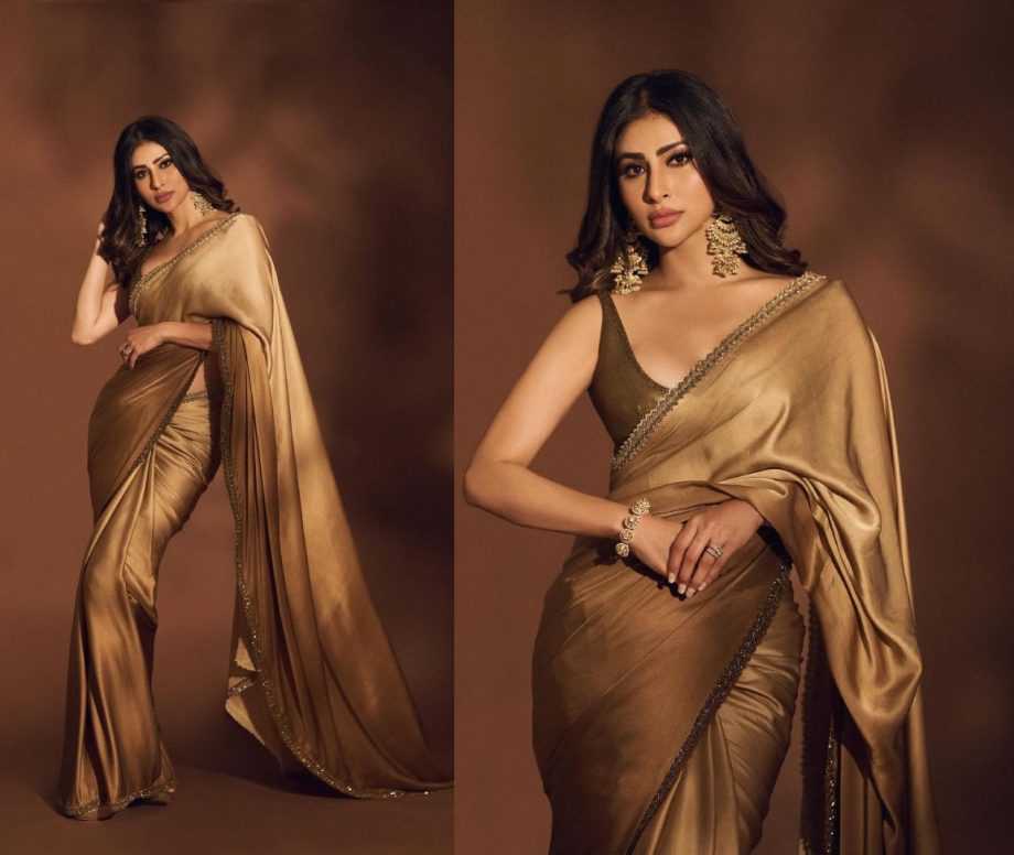 Mouni Roy Flaunts Her Timeless Beauty In A Gold Ombré Saree, See Pics! 891132