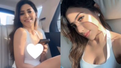 Nikki Tamboli Flaunts Her Sunkissed Glow in a Casual Chic White Top and Blue Shorts