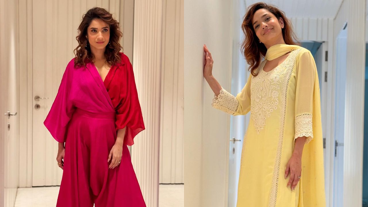 Pardesi vs. Desi: Ankita Lokhande In Leotard and Pants or Kurta Set: Which suits her better? 889965