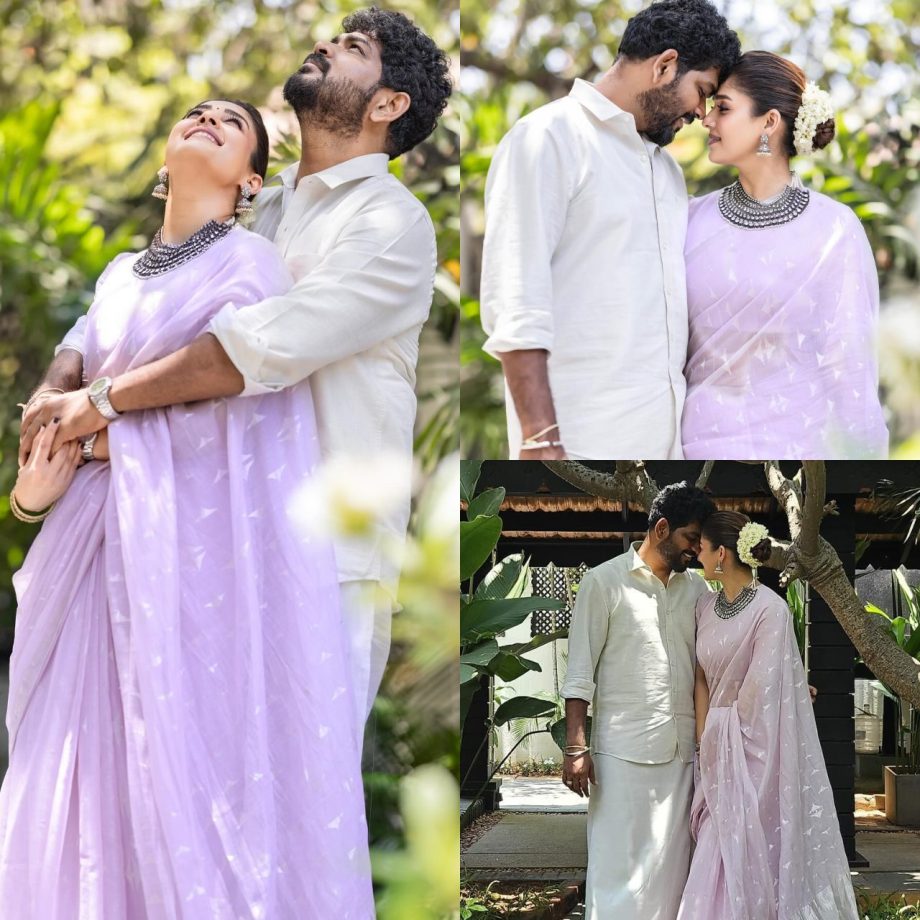 Perfect Couple: Nayanthara & Vignesh Shivan Deck In Traditional Attire, Shares Romantic Moments 892108