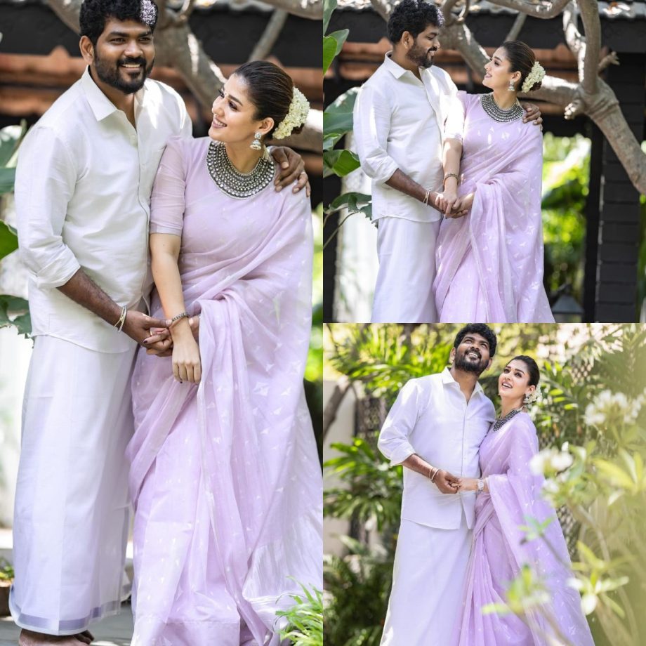 Perfect Couple: Nayanthara & Vignesh Shivan Deck In Traditional Attire, Shares Romantic Moments 892109