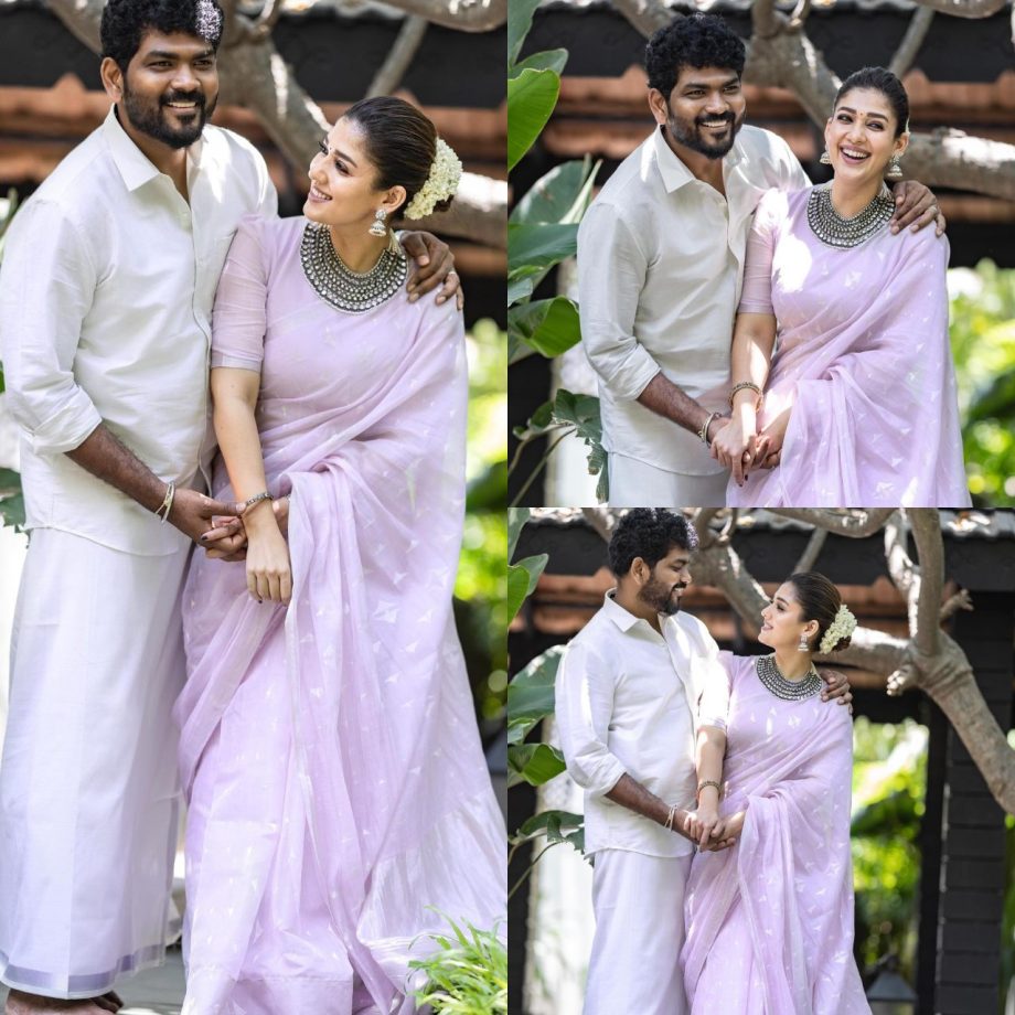Perfect Couple: Nayanthara & Vignesh Shivan Deck In Traditional Attire, Shares Romantic Moments 892107