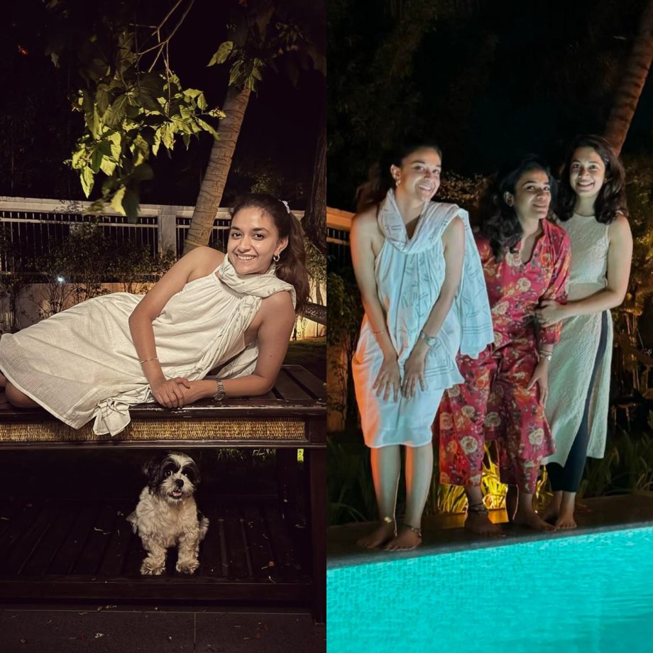 Pondy Diaries: Peek into Keerthy Suresh’s Serene Moments With Her Pet Dog Nyke! 893236