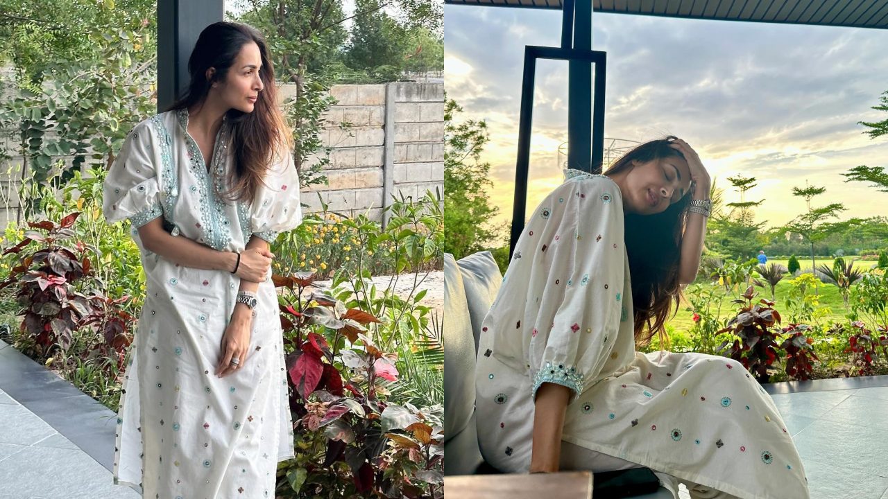 Pure Grace: Malaika Arora Elevates Traditional Glamour In A White Kurta Set 890263