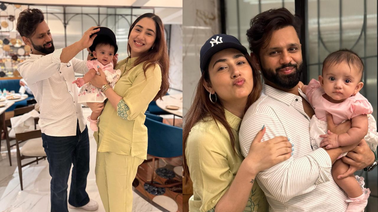 Rahul Vaidya And Disha Parmar Celebrate Daughter Navya's 7 Month Birthday, Share Adorable Photos 892128