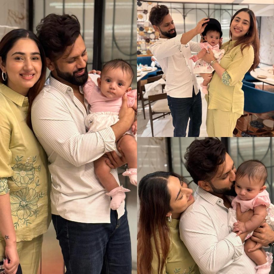 Rahul Vaidya And Disha Parmar Celebrate Daughter Navya's 7 Month Birthday, Share Adorable Photos 892127