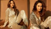 Rakul Preet Singh Rocks The Two Piece Trend With Panache In A Silver Co-ord Set