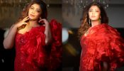 Ritabhari Chakraborty Looks Red Hot In Bodycon Ruffle Dress With Smokey Eyes 892067