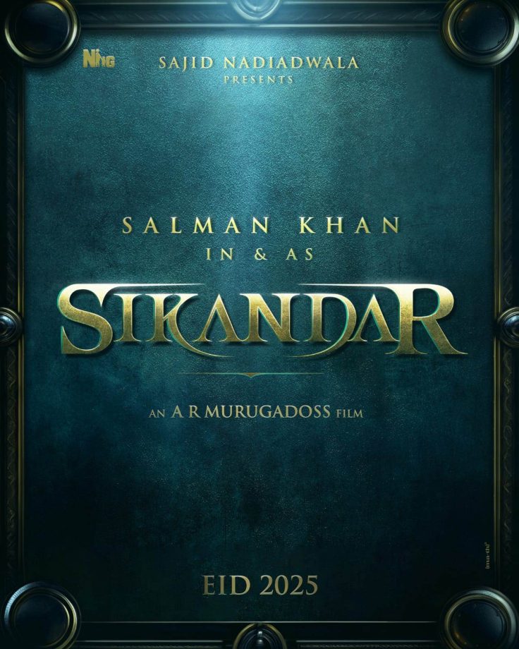 Salman Khan and A. R. Murugadoss are set to revolutionize the entertainment industry with 'Sikandar'!  The combination promises another pan india combination blockbuster in the making after Shah Rukh Khan and Atlee's Jawan 891307