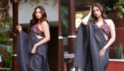 Sargun Mehta Radiates Classic Charm In A Black Saree With Floral Blouse, Check Now! 889686
