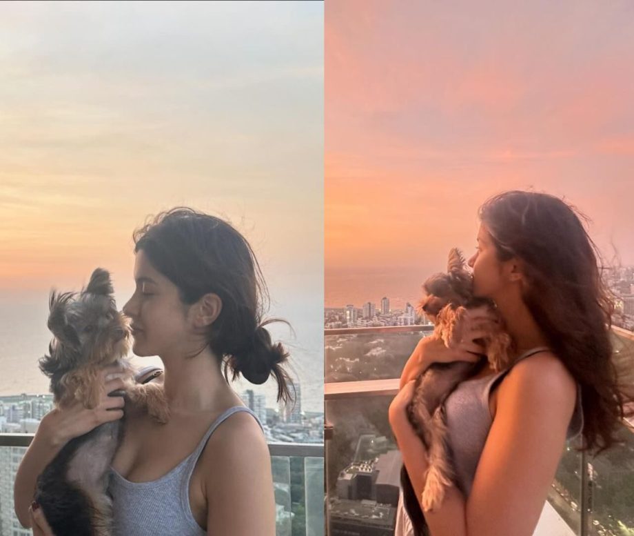 Shanaya Kapoor Spends Captivating Silhouette Hours With Her Furry Friend Pablo, See Pics! 890133