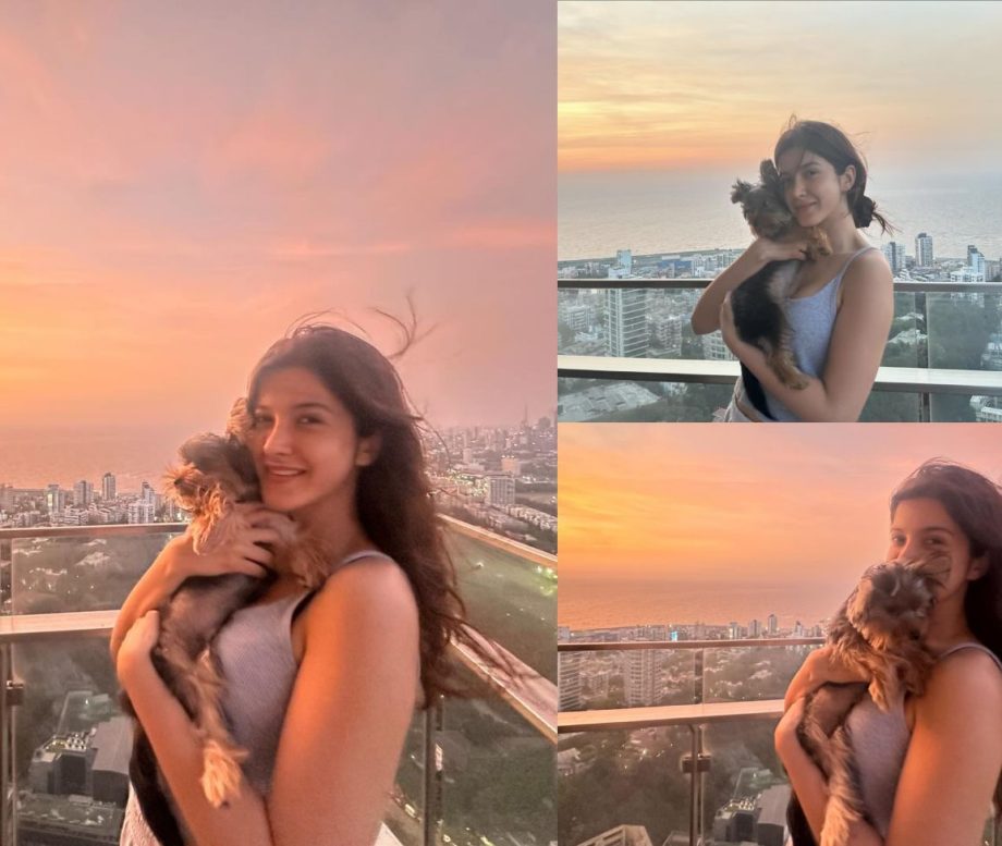 Shanaya Kapoor Spends Captivating Silhouette Hours With Her Furry Friend Pablo, See Pics! 890134