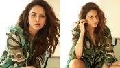 Sizzling Beauty: Rakul Preet Singh Flaunts Her Toned Legs in a Green Asymmetric Dress, See Pics!