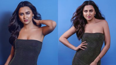 Sizzling Sensation: Tejasswi Prakash Flaunts Her Curves In A Black Bodycon Dress