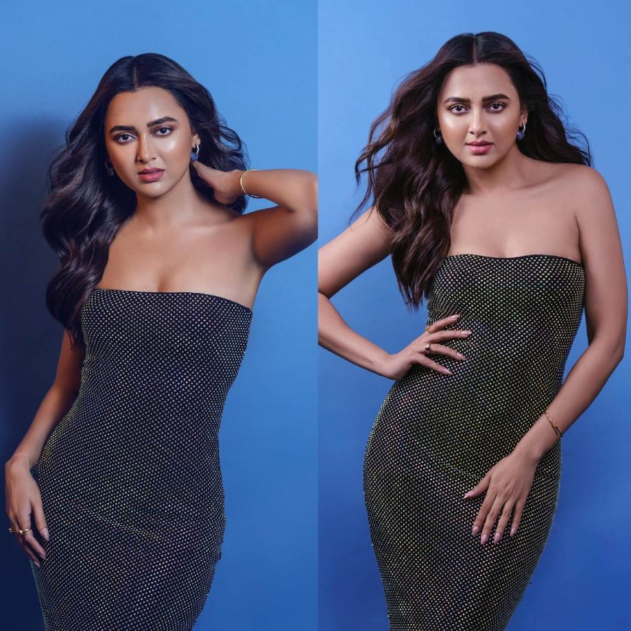 Sizzling Sensation: Tejasswi Prakash Flaunts Her Curves In A Black Bodycon Dress 891317