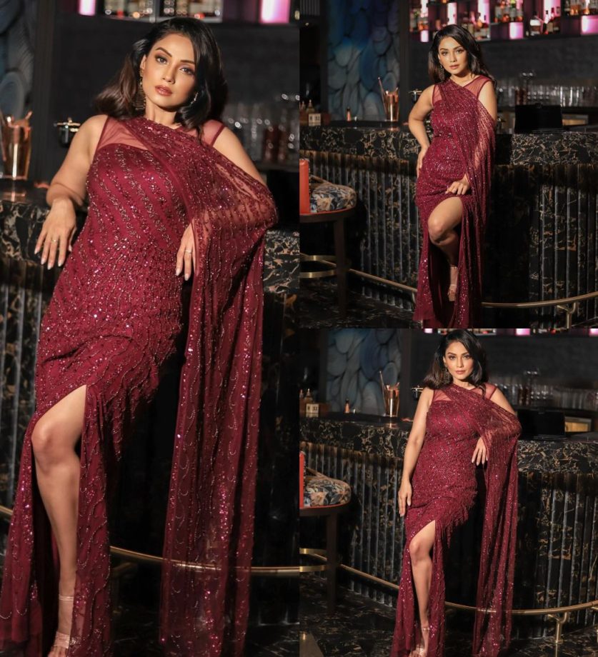 Slaying Queen: Adaa Khan Flaunts Her Toned Legs In Thigh-High Slit Gowns 891237