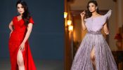 Slaying Queen: Adaa Khan Flaunts Her Toned Legs In Thigh-High Slit Gowns