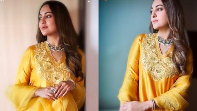 Sonakshi Sinha Embracing Ethnic Elegance In A Yellow Sharara Set, See Pics!