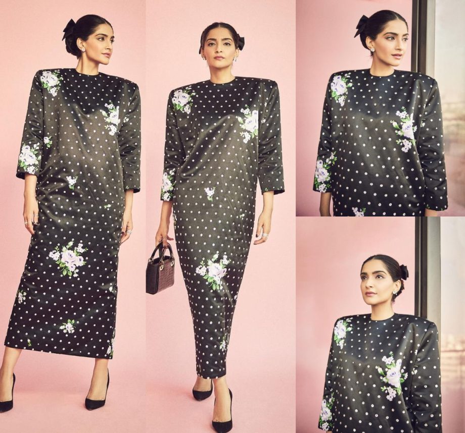 Sonam Kapoor's Iconic Look In A Striking Monochrome Floral Dress, See Photos! 889970