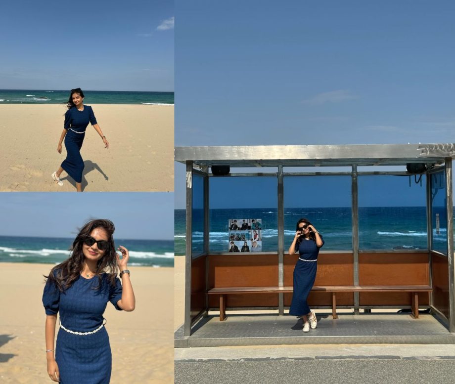 Style Alert: Anushka Sen Makes Fashion Statement In A Blue Midi Dress 890146