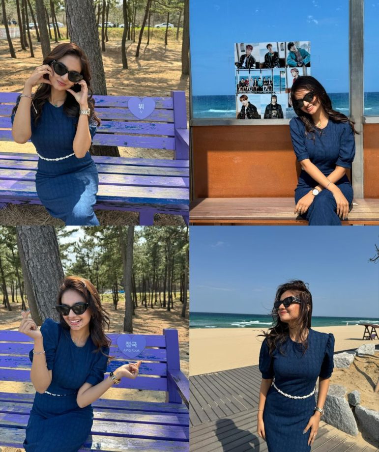 Style Alert: Anushka Sen Makes Fashion Statement In A Blue Midi Dress 890145