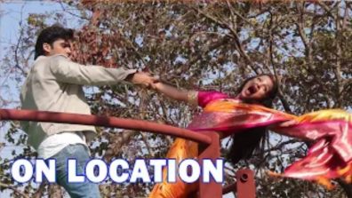 Suhaagan On Location: Krishna Pushes Bindya Off The Cliff