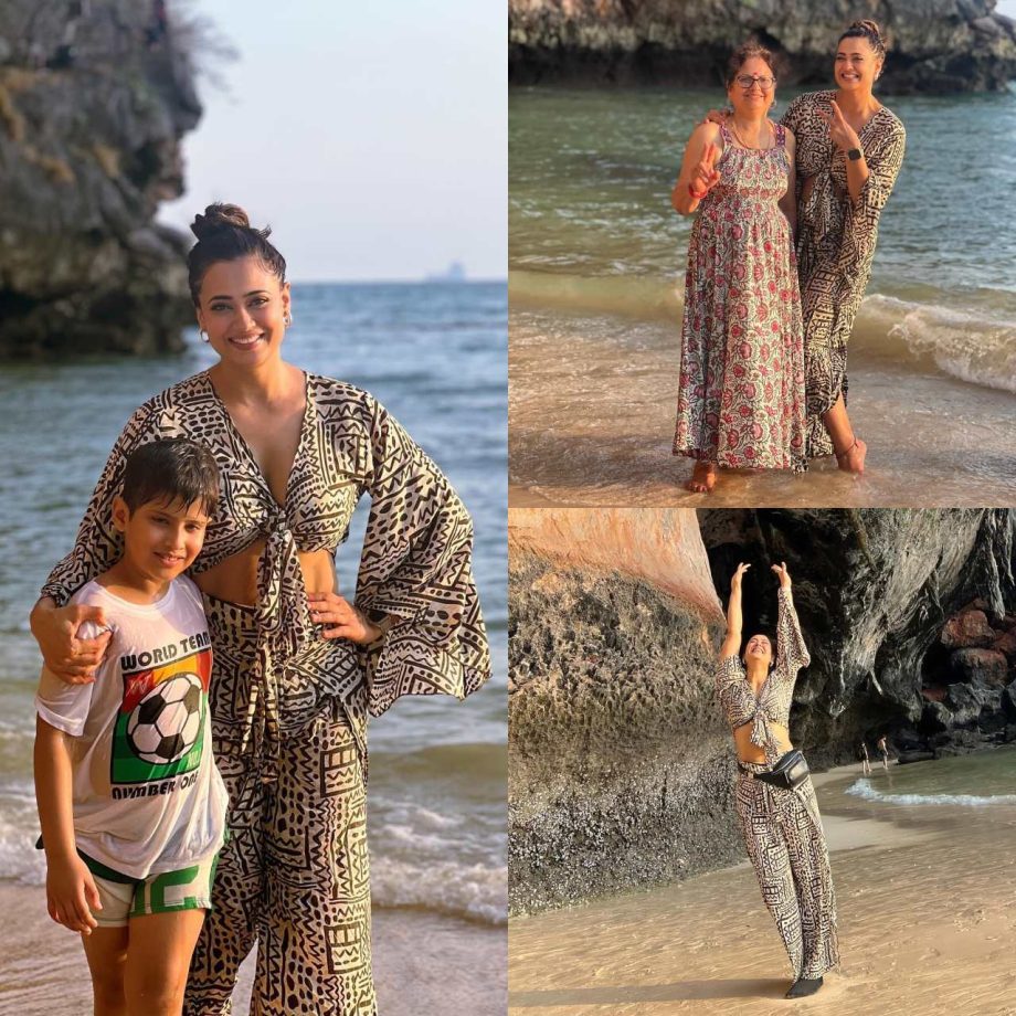 Sun, Sand, and Smiles: Shweta Tiwari's Beach Getaway Snaps With Her Family, See Photos! 893276