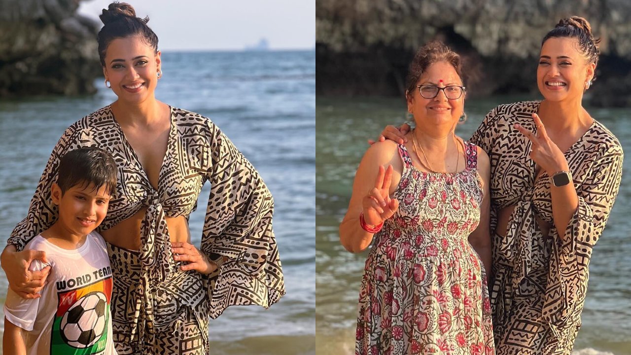 Sun, Sand, and Smiles: Shweta Tiwari's Beach Getaway Snaps With Her Family, See Photos! 893277
