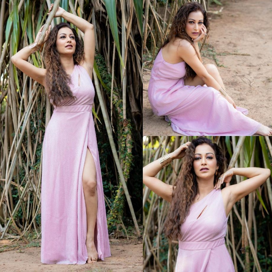 Sunayana Fozdar Rocking The Shore In A Stunning Pink Thigh-High Slit Dress, Check Now! 890457