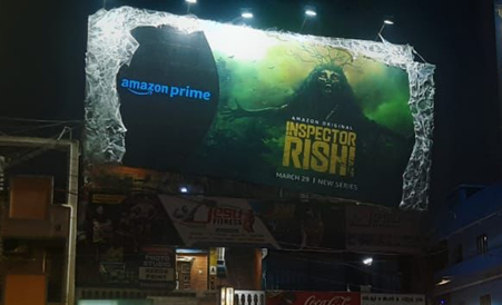 Team Inspector Rishi celebrates the success of the horror crime drama with fans; Meet fans at Marina Beach; Unique cobweb hoardings drape the city of Chennai 889877