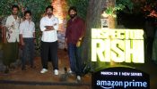 Team Inspector Rishi celebrates the success of the horror crime drama with fans; Meet fans at Marina Beach; Unique cobweb hoardings drape the city of Chennai