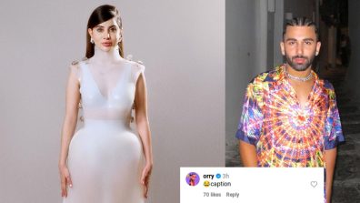 Urfi Javed Looks Like a Barbie Girl in a White Silicone Dress, Orry Can’t Stop Laughing