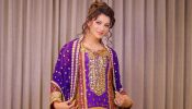 Urvashi Rautela Flaunts Her Flawless Style in a Regal Purple Heavy Work Kurta Set