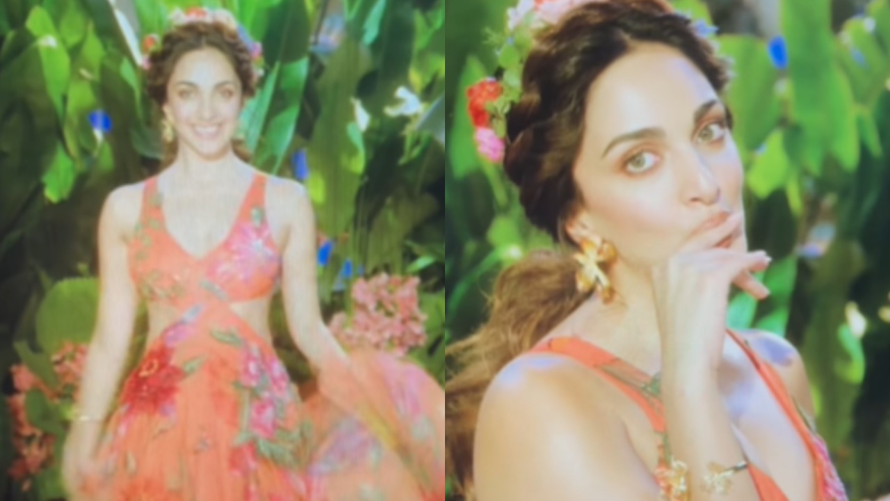 [Video] Kiara Advani's BTS Moments Shines In A Floral Cut-Out Dress 891343