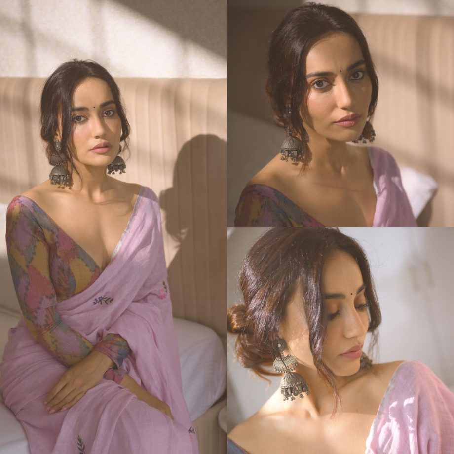 10 Beautiful Hairstyles for Medium-Length Hair to Complement Your Saree Look, Inspired by TV Actress Surbhi Jyoti 895655