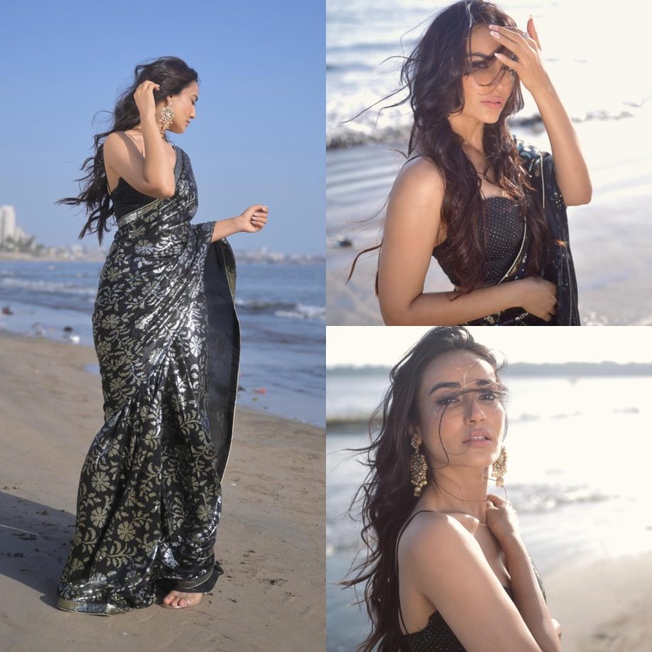 10 Beautiful Hairstyles for Medium-Length Hair to Complement Your Saree Look, Inspired by TV Actress Surbhi Jyoti 895645