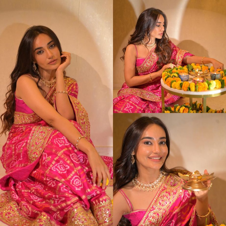 10 Beautiful Hairstyles for Medium-Length Hair to Complement Your Saree Look, Inspired by TV Actress Surbhi Jyoti 895649