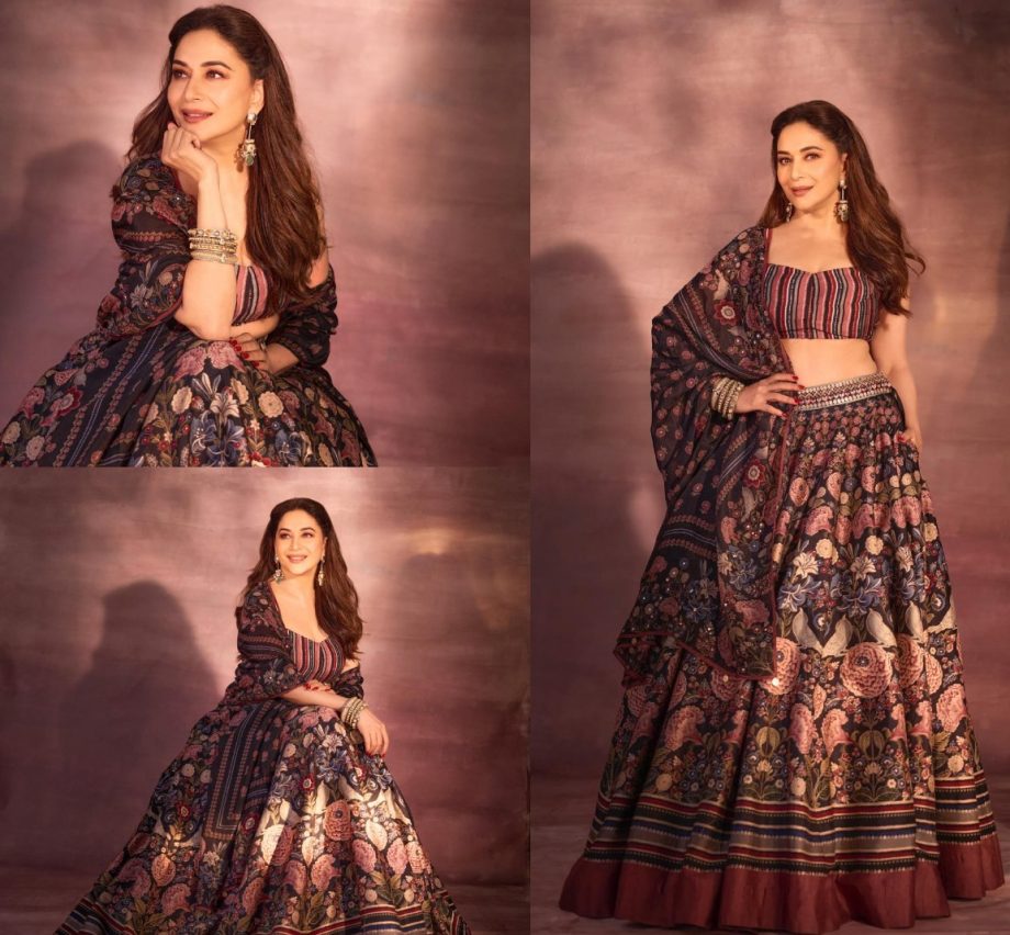6 Magical Ways To Drape Lehenga 'Dupatta' Inspired By Madhuri Dixit 894108