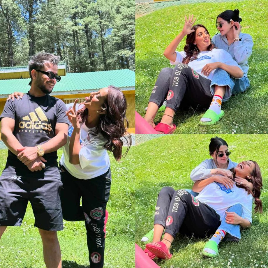 Akshara Singh Creates Cherishing Moments With Millind Gaba And His Wife Pria Beniwal, See Pics! 897859