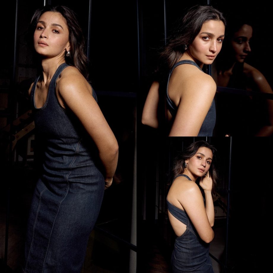 Alia Bhatt Screams Attention In Denim Midi Dress Fan Says, 