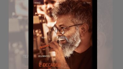 Allu Arjun starrer ‘Pushpa 2: The Rule’ makers wish director Sukumar on 20 Years of journey in Indian Cinema, saying “2 decades of mastermind’s finesse and cinematic brilliance”