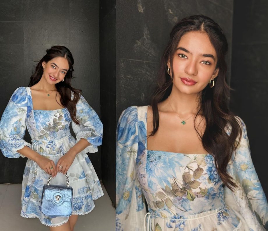 Anushka Sen Gives 'Fairy' Vibes in a White Tiered Floral Skater Dress, Check Now! 895381