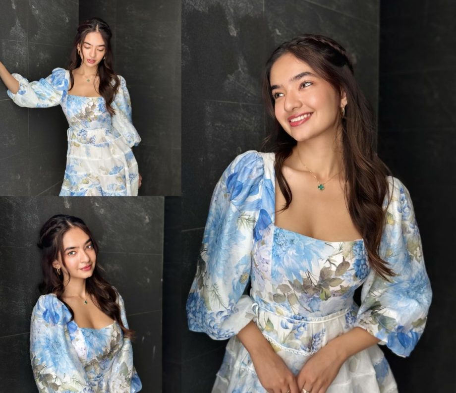 Anushka Sen Gives 'Fairy' Vibes in a White Tiered Floral Skater Dress, Check Now! 895382