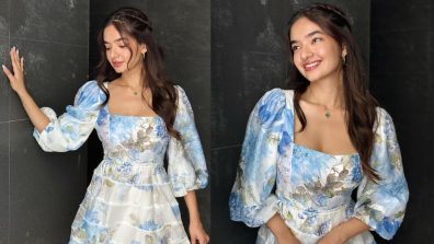 Anushka Sen Gives ‘Fairy’ Vibes in a White Tiered Floral Skater Dress, Check Now!