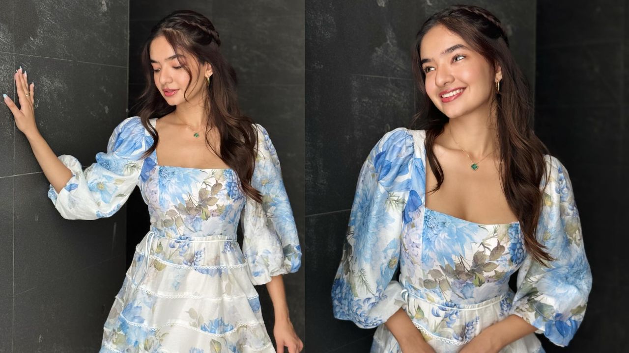 Anushka Sen Gives 'Fairy' Vibes in a White Tiered Floral Skater Dress, Check Now! 895380