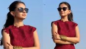 Anushka Sen Keeps Summer Fashion Cool in a Stylish Red Co-ord Set, See Photos!